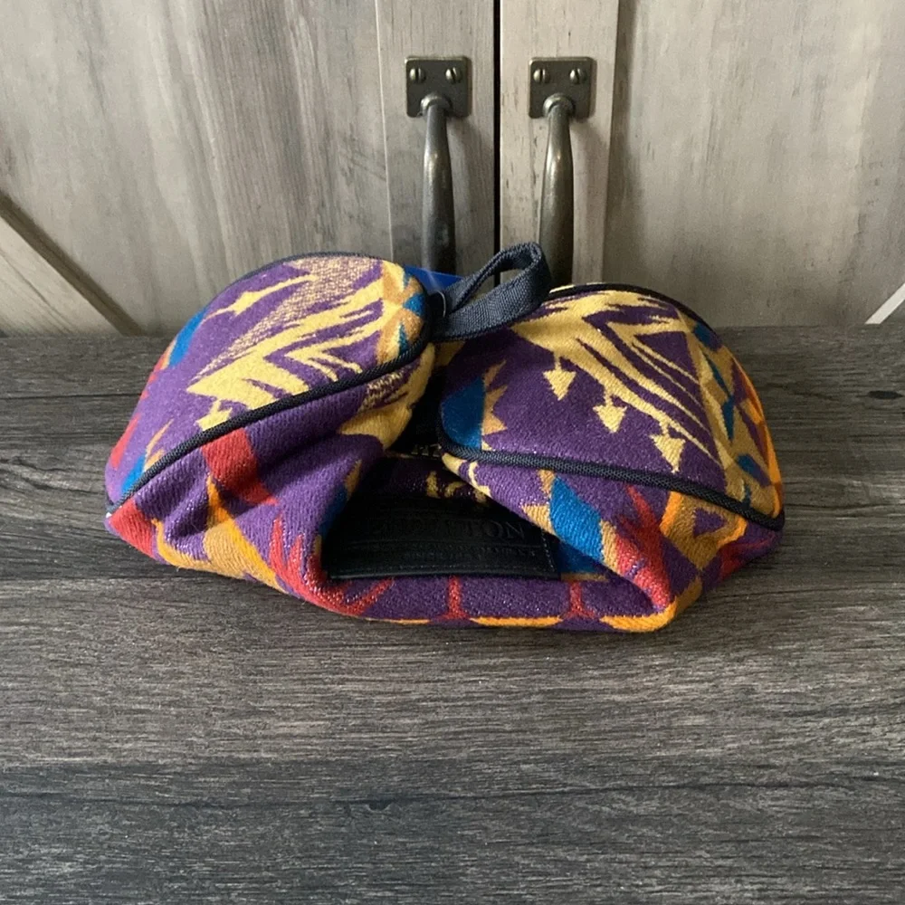 Pendleton Chevron Travel Echo Peaks Purple Crossbody Zipper Bag NWT - Picture 12 of 12